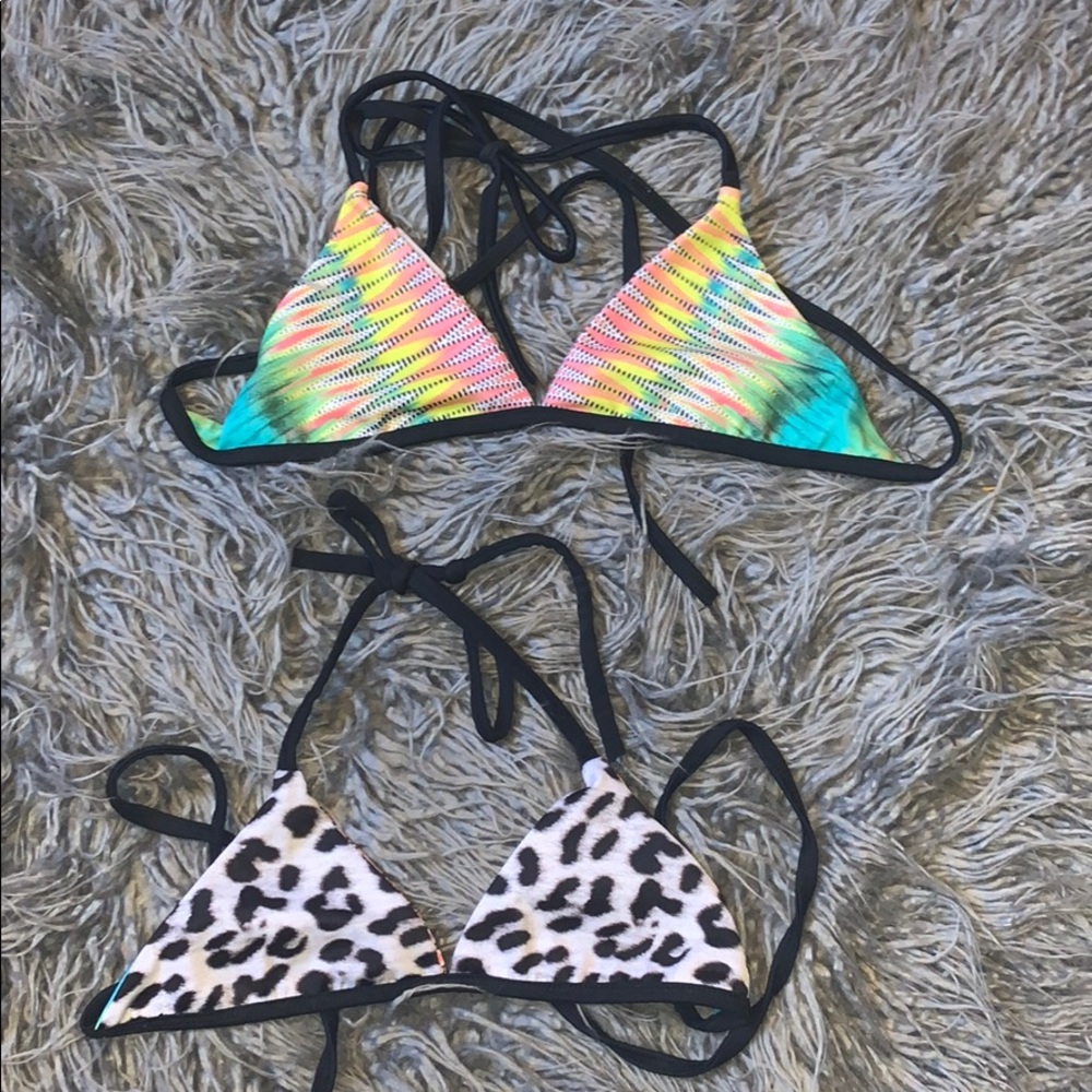 2 pack reversible bikini tops